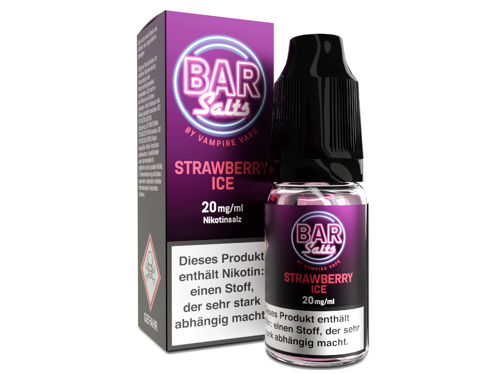 Vampire Vape - Bar Salts - Nikotinsalz Liquid - Strawberry Ice