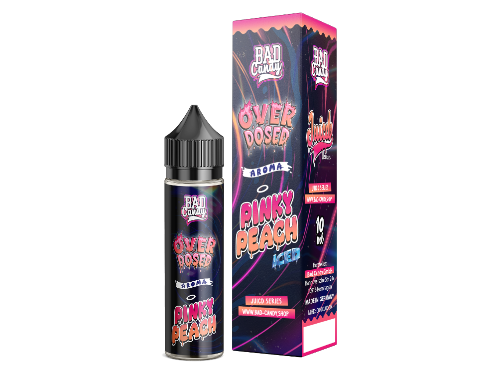 Bad Candy Liquids - Juicd - Longfills 10 ml - Pinky Peach