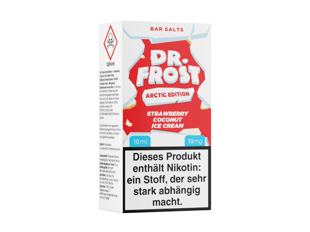 Dr. Frost - Arctic Edition - Nikotinsalz Liquid - Strawberry Coconut Ice Cream
