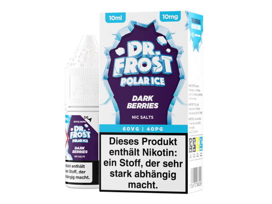 Dr. Frost - Ice Cold - Nikotinsalz Liquid - Dark Berries