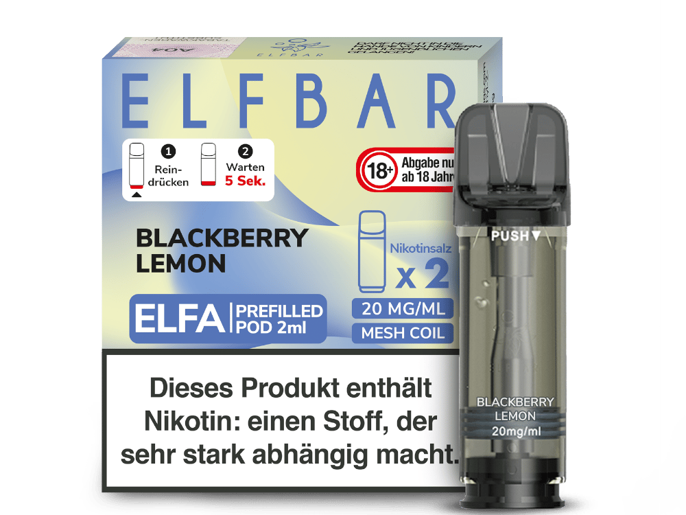 Elfbar Elfa Pod 20mg/ml (2 Stück) - Blueberry