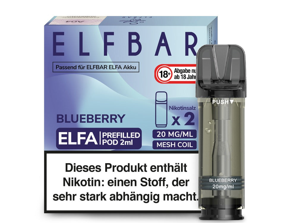 Elfbar Elfa Pod 20mg/ml (2 Stück) - Blueberry