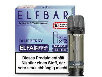Elfbar Elfa Pod 20mg/ml (2 Stück) - Blueberry