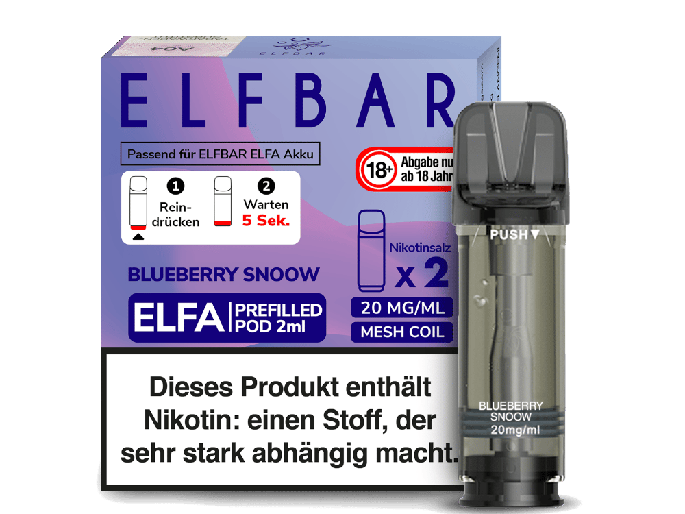 Elfbar Elfa Pod 20mg/ml (2 Stück) - Blueberry