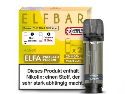 Elfbar Elfa Pod 20mg/ml (2 Stück) - Blueberry
