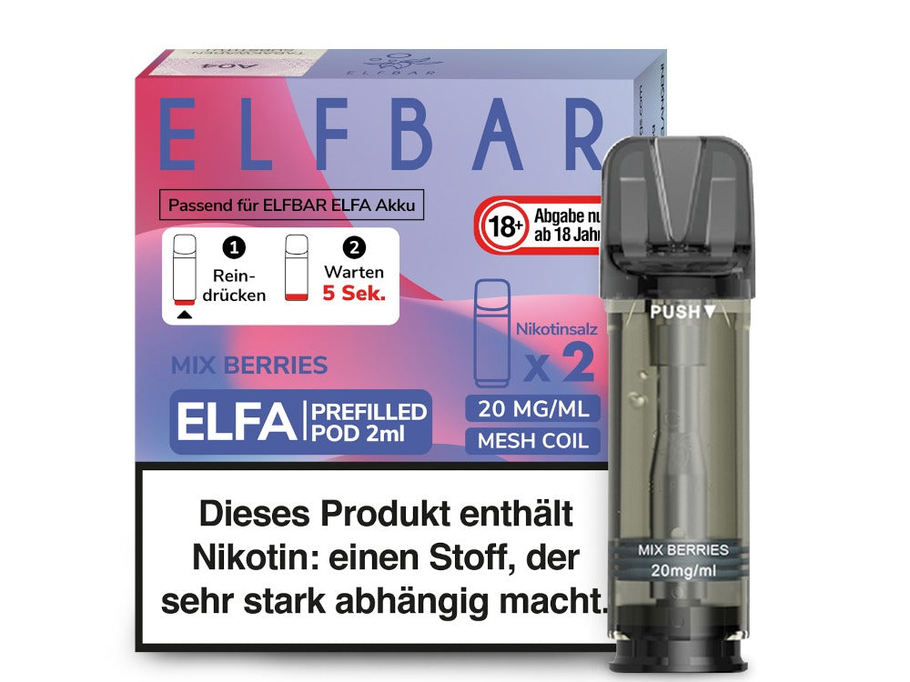 Elfbar Elfa Pod 20mg/ml (2 Stück) - Blueberry