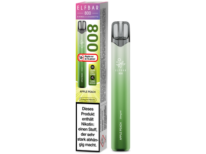Elfbar 800 Einweg E-Zigarette - Apple Peach