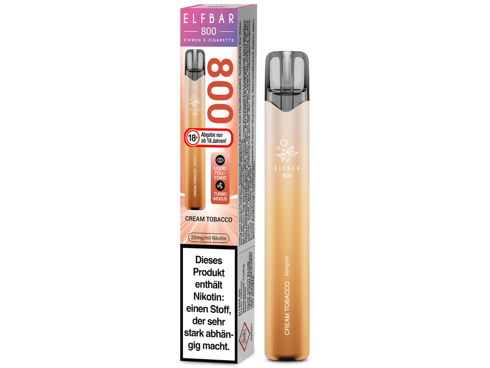 Elfbar 800 Einweg E-Zigarette - Apple Peach
