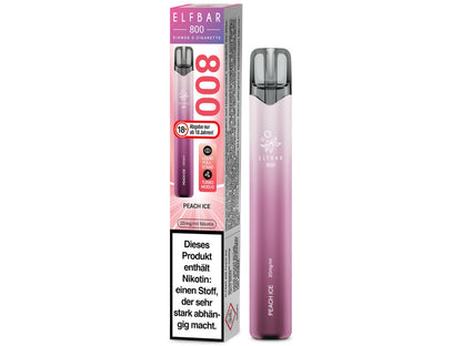 Elfbar 800 Einweg E-Zigarette - Apple Peach