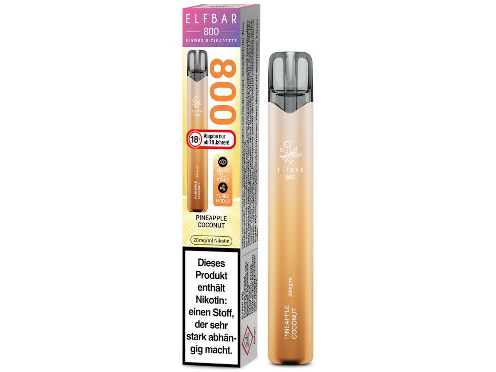 Elfbar 800 Einweg E-Zigarette - Apple Peach