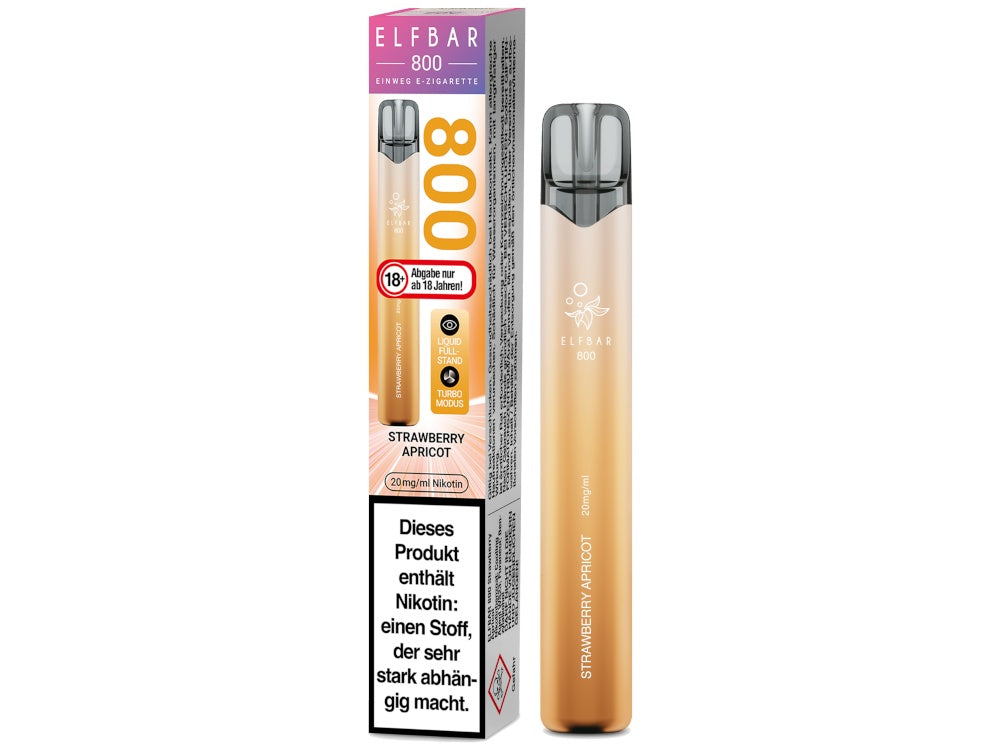 Elfbar 800 Einweg E-Zigarette - Apple Peach