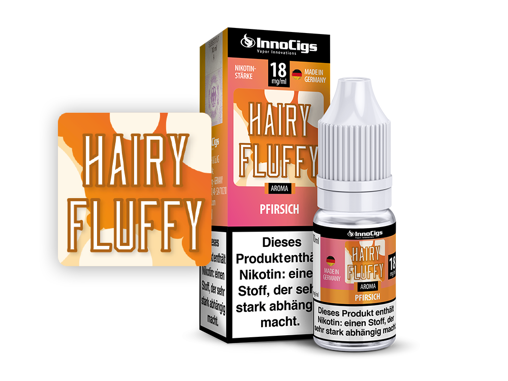 Hairy Fluffy Pfirsich Aroma - Liquid für E-Zigaretten