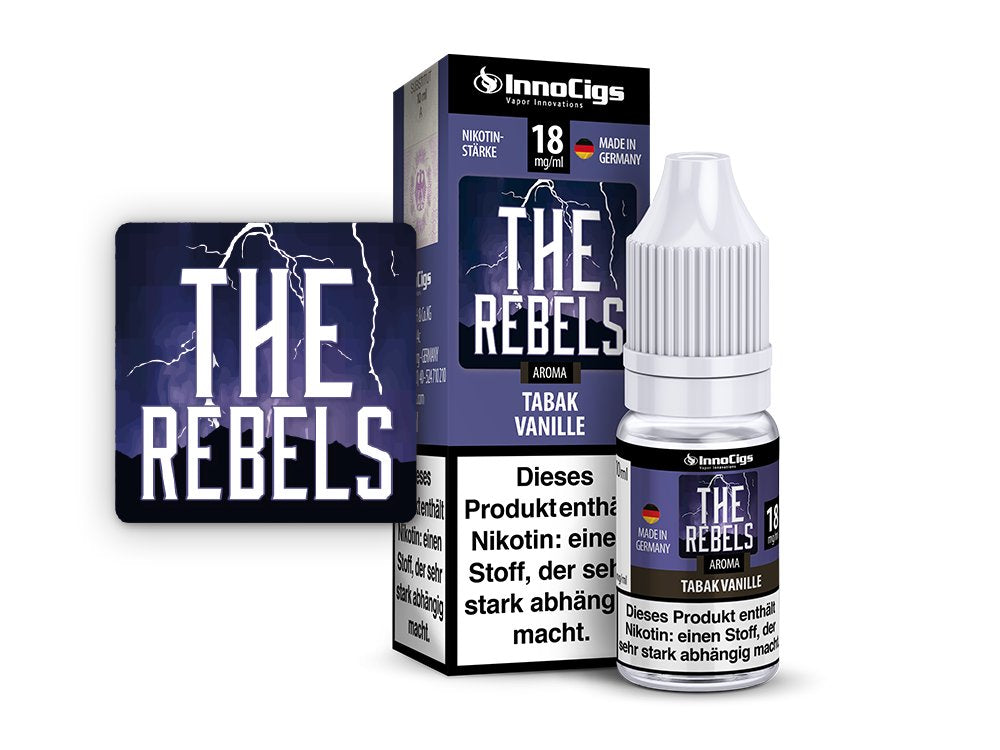 The Rebels Tabak Vanille Aroma - Liquid für E-Zigaretten
