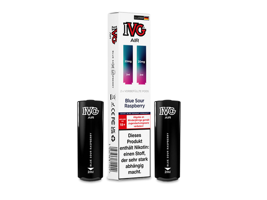 IVG AIR Pod (2 Stück pro Packung) - Blue Raspberry Ice