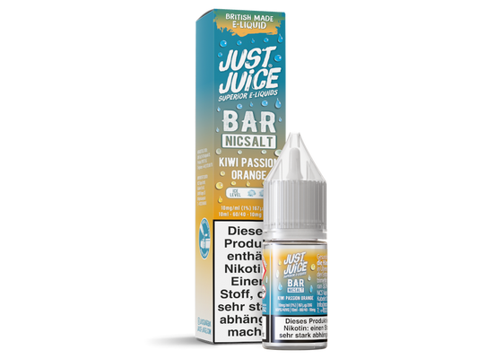 Just Juice - Bar - Nikotinsalz Liquid - Kiwi Passion Orange