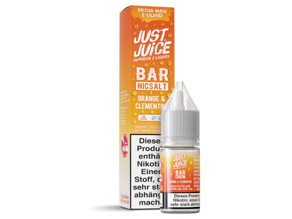 Just Juice - Bar - Nikotinsalz Liquid - Orange & Clementine
