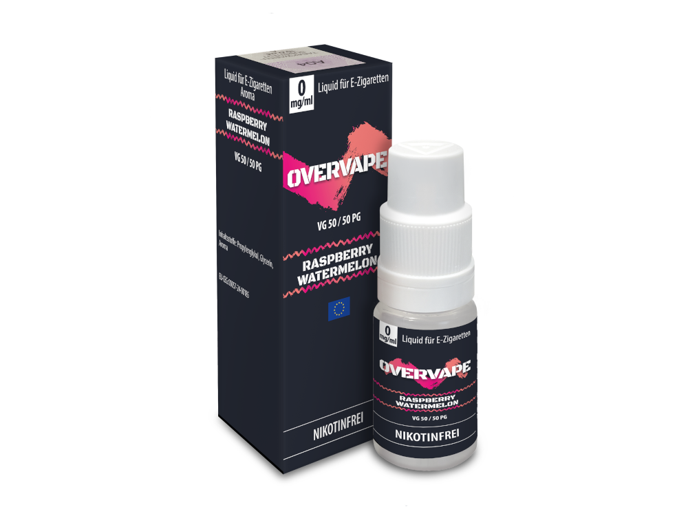 Overvape - Nikotinsalz Liquid - Raspberry Watermelon