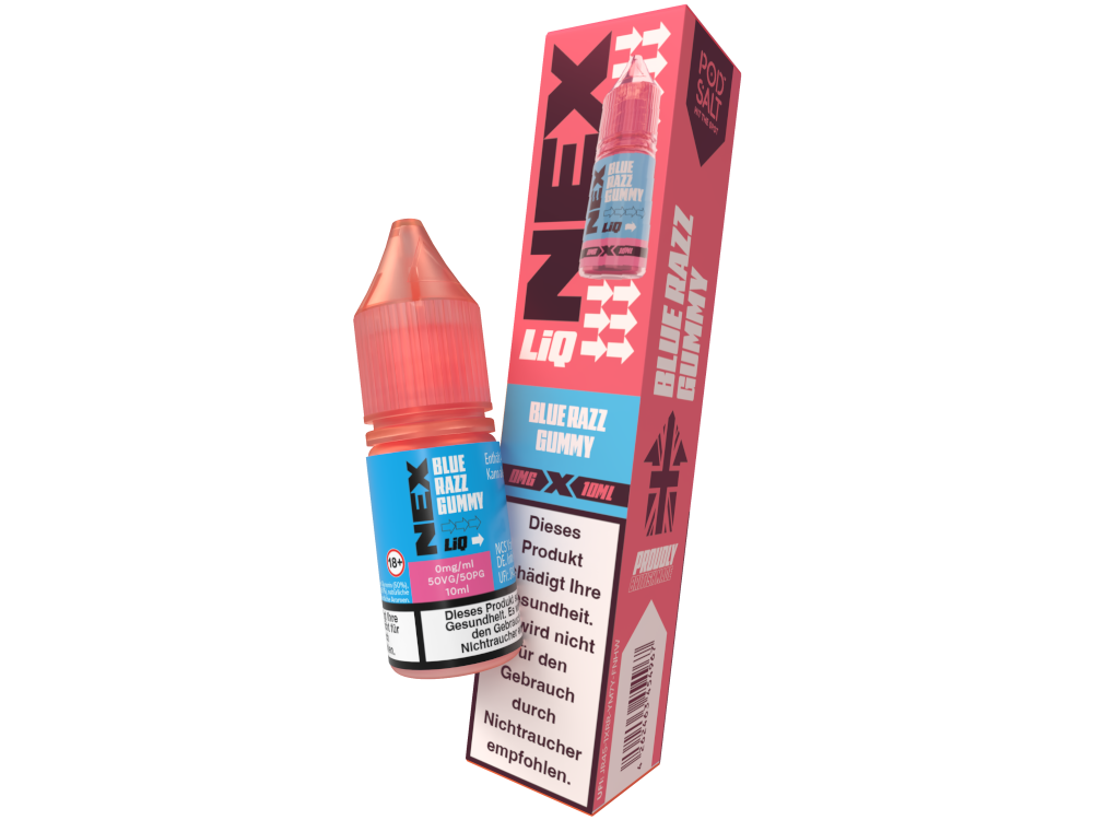 Pod Salt - NexLiq - Nikotinsalz Liquid - Blue Razz Gummy