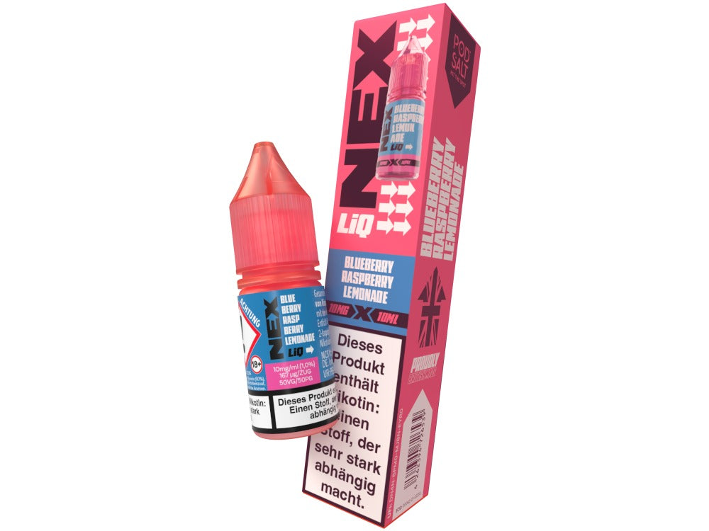 Pod Salt - NexLiq - Nikotinsalz Liquid - Blueberry Raspberry Lemonade