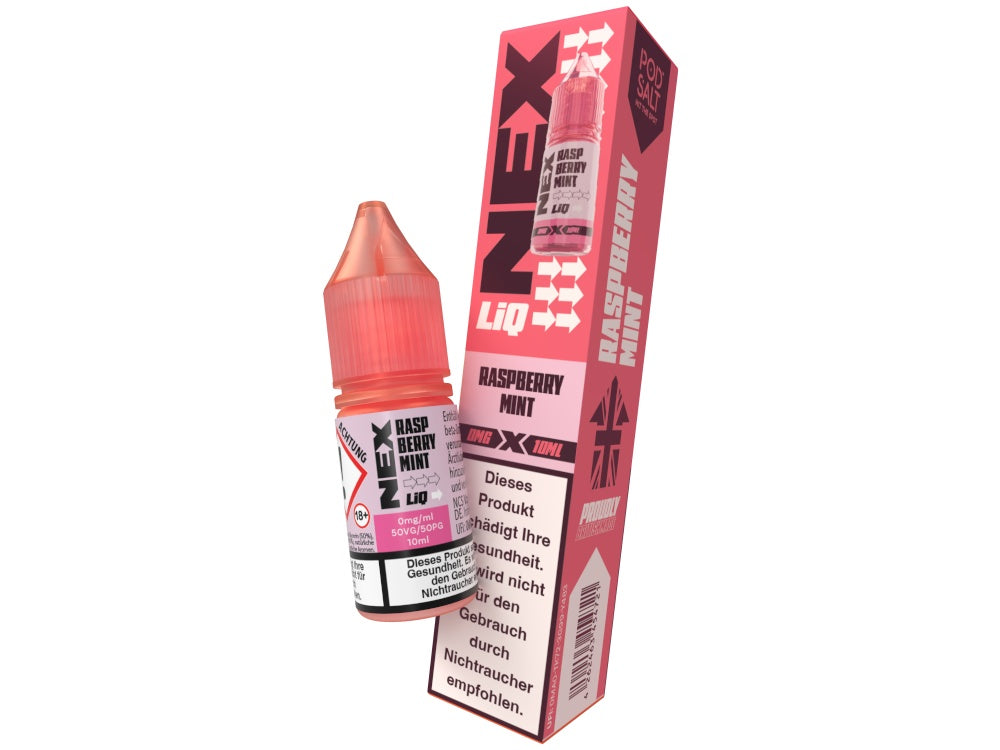 Pod Salt - NexLiq - Nikotinsalz Liquid - Raspberry Mint