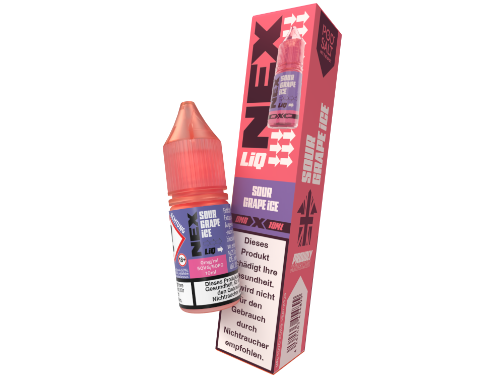 Pod Salt - NexLiq - Nikotinsalz Liquid - Sour Grape Ice