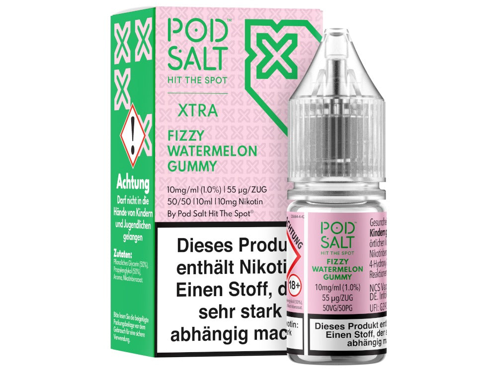 Pod Salt X - Nikotinsalz Liquid - Fizzy Watermelon Gummy