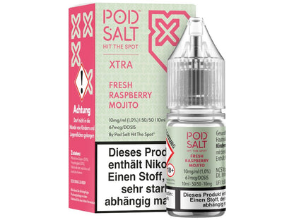 Pod Salt X - Nikotinsalz Liquid  - Fresh Raspberry Mojito