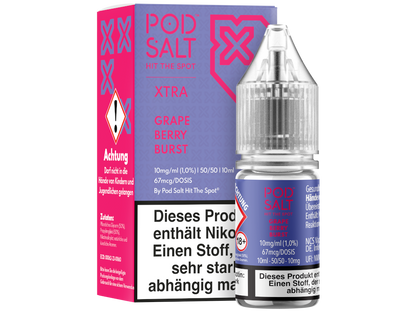 Pod Salt X - Nikotinsalz Liquid  - Grape Berry Burst