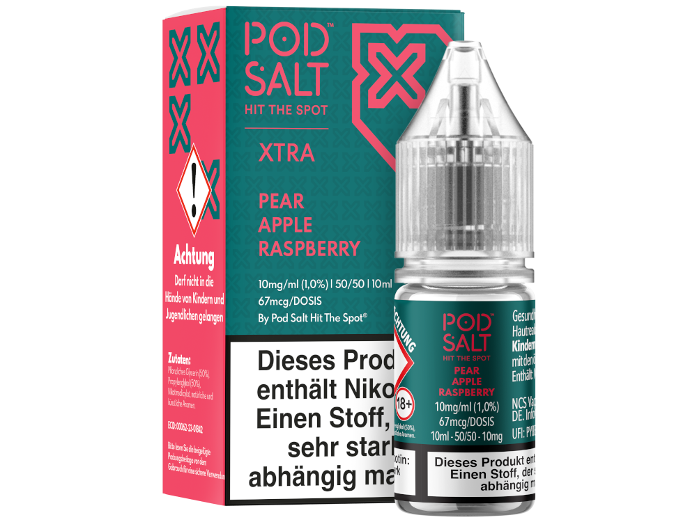 Pod Salt X - Nikotinsalz Liquid  - Pear Apple Raspberry