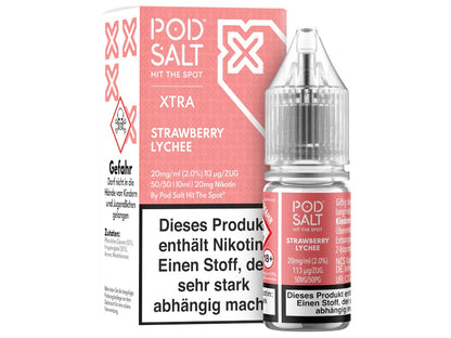 Pod Salt X - Nikotinsalz Liquid - Strawberry Lychee