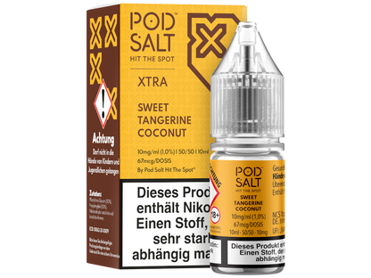 Pod Salt X - Nikotinsalz Liquid  - Sweet Tangerine Coconut