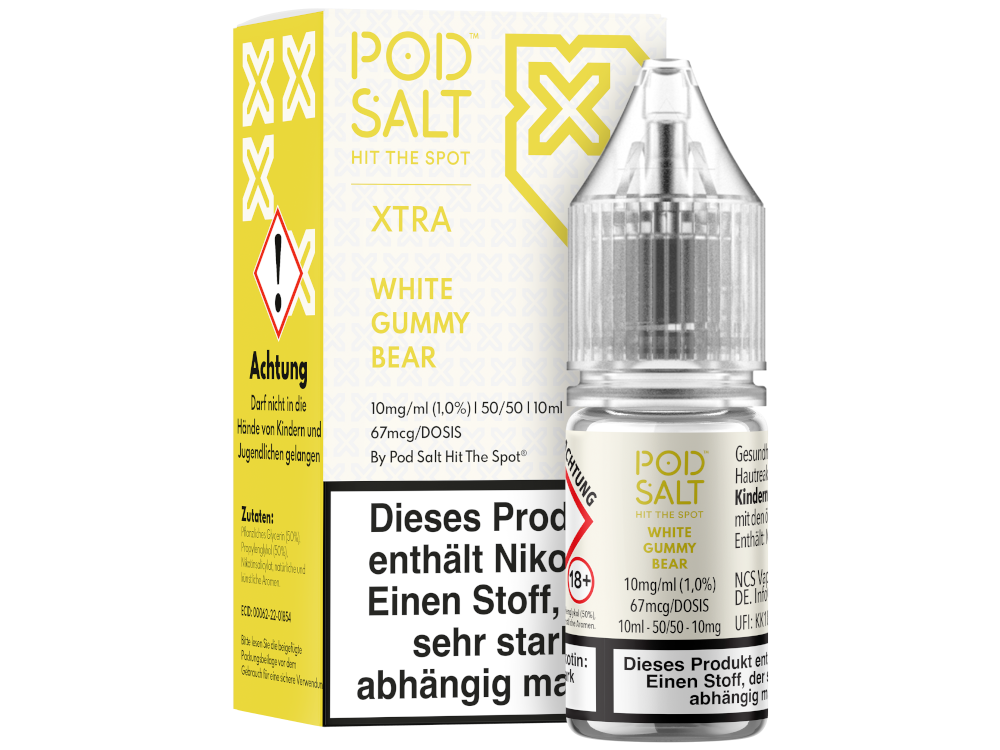 Pod Salt X - Nikotinsalz Liquid  - White Gummy Bear