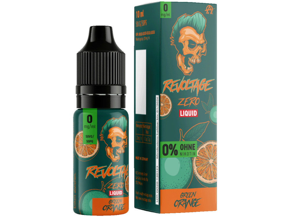 Revoltage - Hybrid Nikotinsalz Liquid - Green Orange