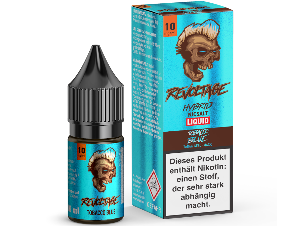 Revoltage - Hybrid Nikotinsalz Liquid - Tobacco Blue