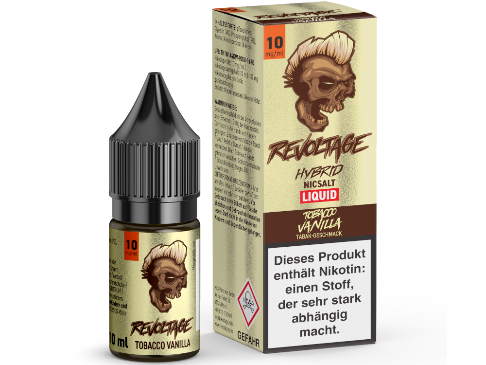 Revoltage - Hybrid Nikotinsalz Liquid - Tobacco Vanilla