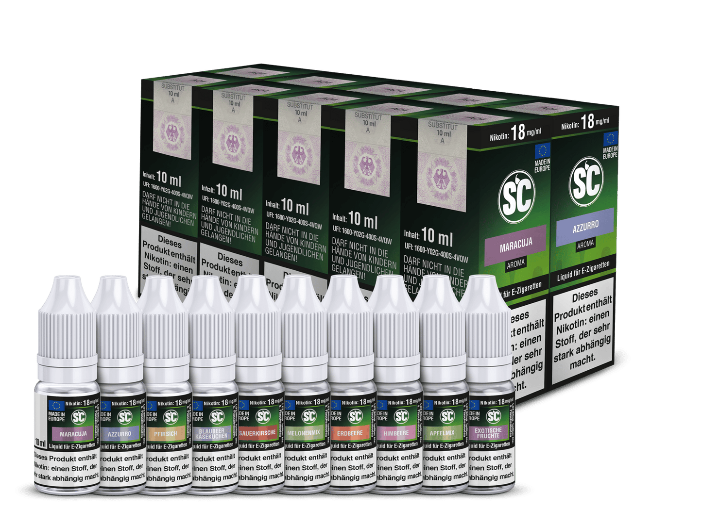 Fruit Probierbox E-Zigaretten Liquid