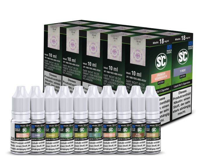 Gourmet Probierbox E-Zigaretten Liquid