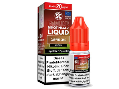 SC - Red Line - Cappuccino - Nikotinsalz Liquid
