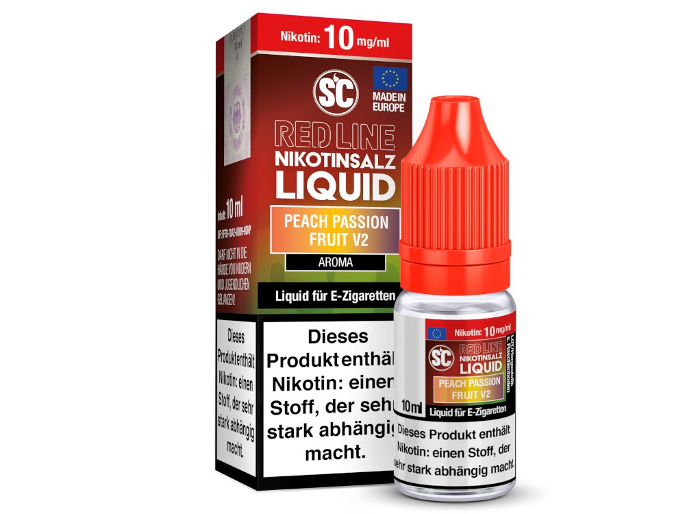 SC - Red Line - Peach Passion Fruit V2 - Nikotinsalz Liquid