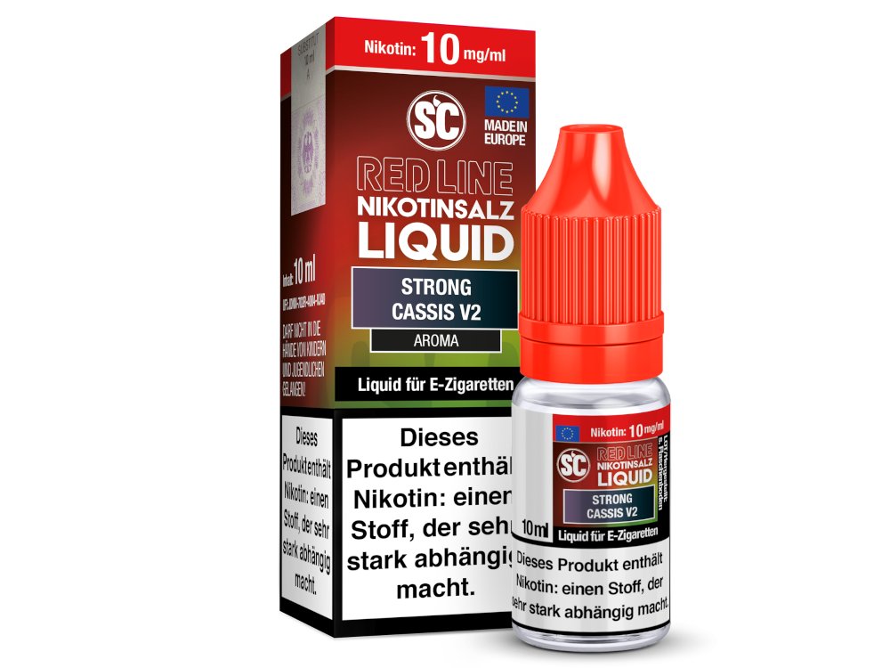SC - Red Line - Strong Cassis V2 - Nikotinsalz Liquid