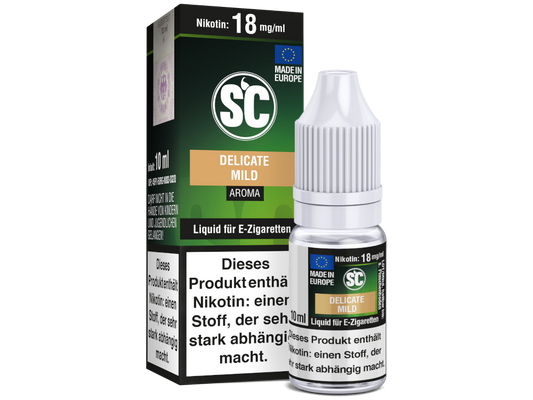 Delicate Mild Tabak E-Zigaretten Liquid