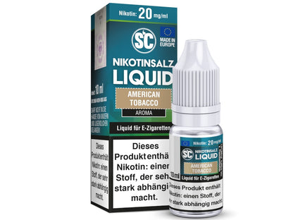 SC - American Tobacco - E-Zigaretten Nikotinsalz Liquid 20 mg/ml