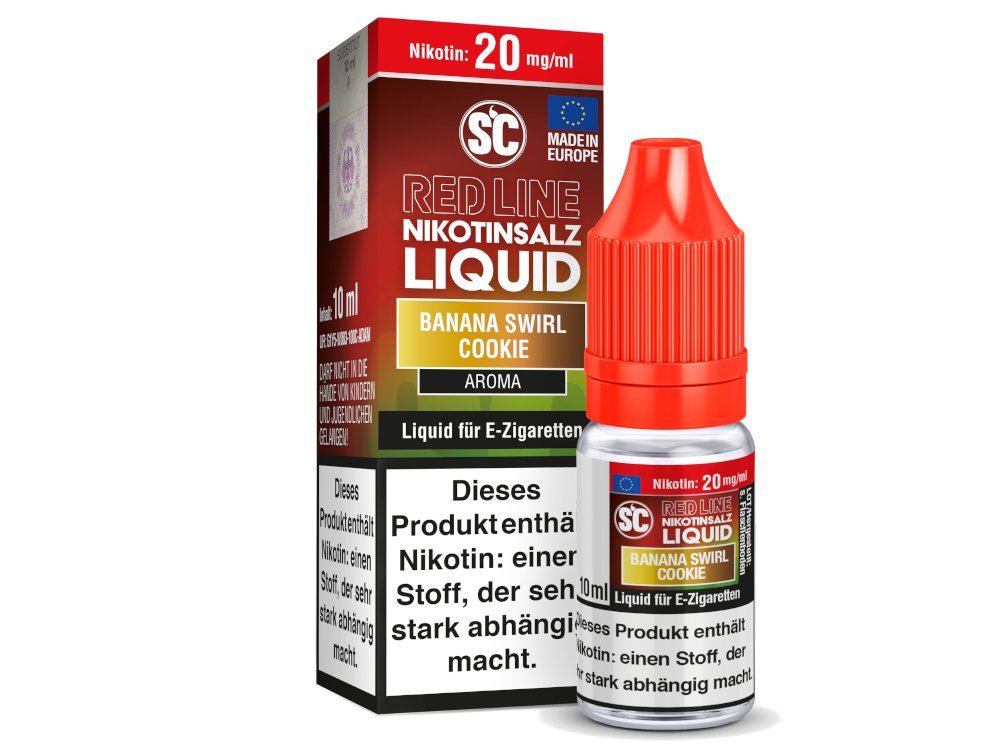 SC - Red Line - Banana Swirl Cookie - Nikotinsalz Liquid