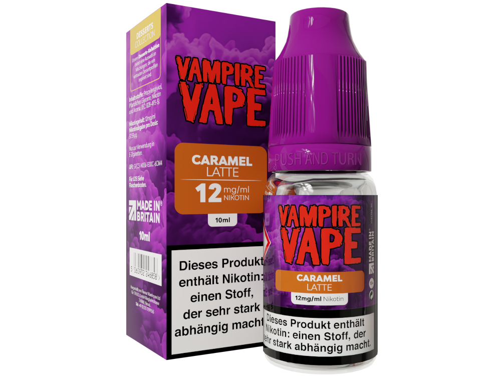 Vampire Vape - Dessert Collection - E-Zigaretten Liquid - Caramel Latte