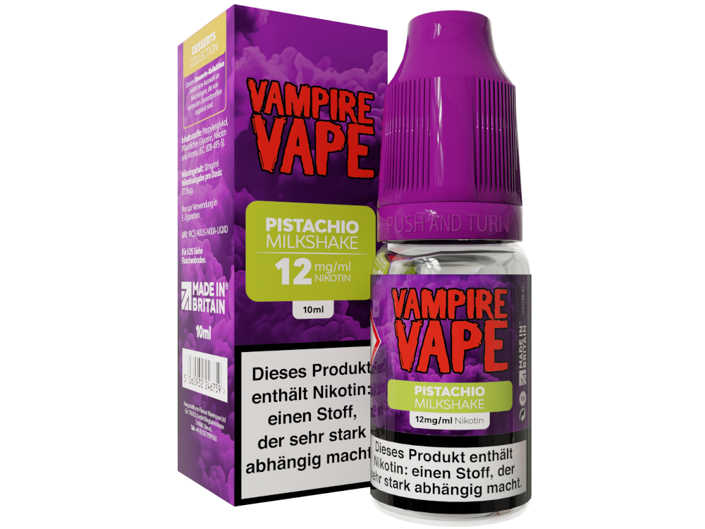 Vampire Vape - Dessert Collection - E-Zigaretten Liquid - Pistachio Milkshake