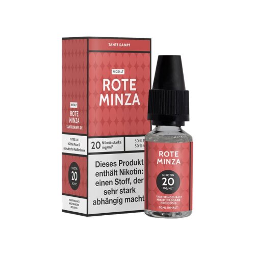 Vape Nic Salts Tante Dampf Rote Minza 20mg