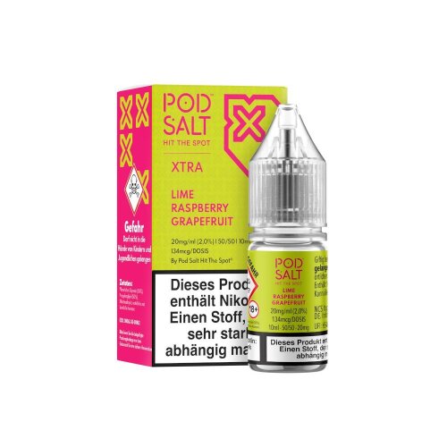 Pod Salt X Lime Raspberry Grapefruit Nikotinsalz Liquid...