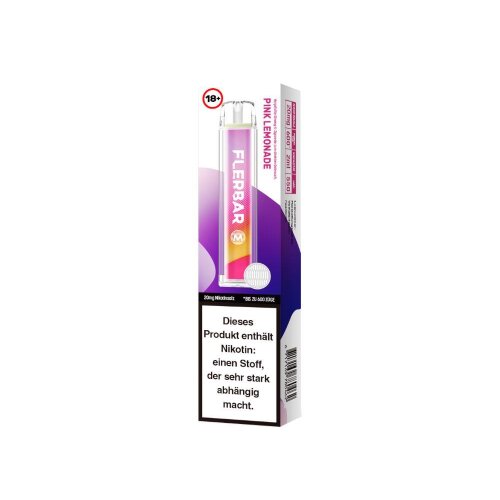 Flerbar M Einweg E-Zigarette Pink Lemonade 20 mg