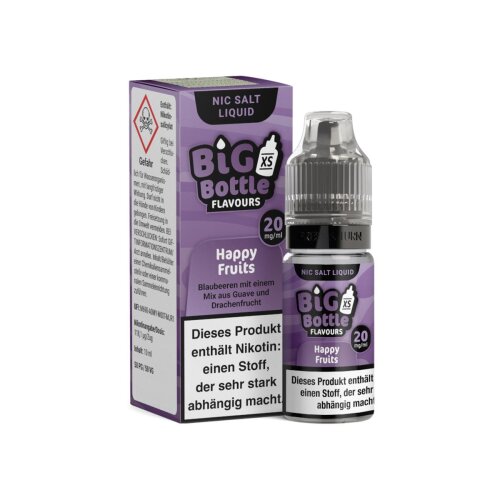 Big Bottle Happy Fruits Nikotinsalz Liquid 20mg