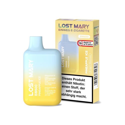 Lost Mary BM600 Einweg E-Zigarette Pineapple Ice 20mg